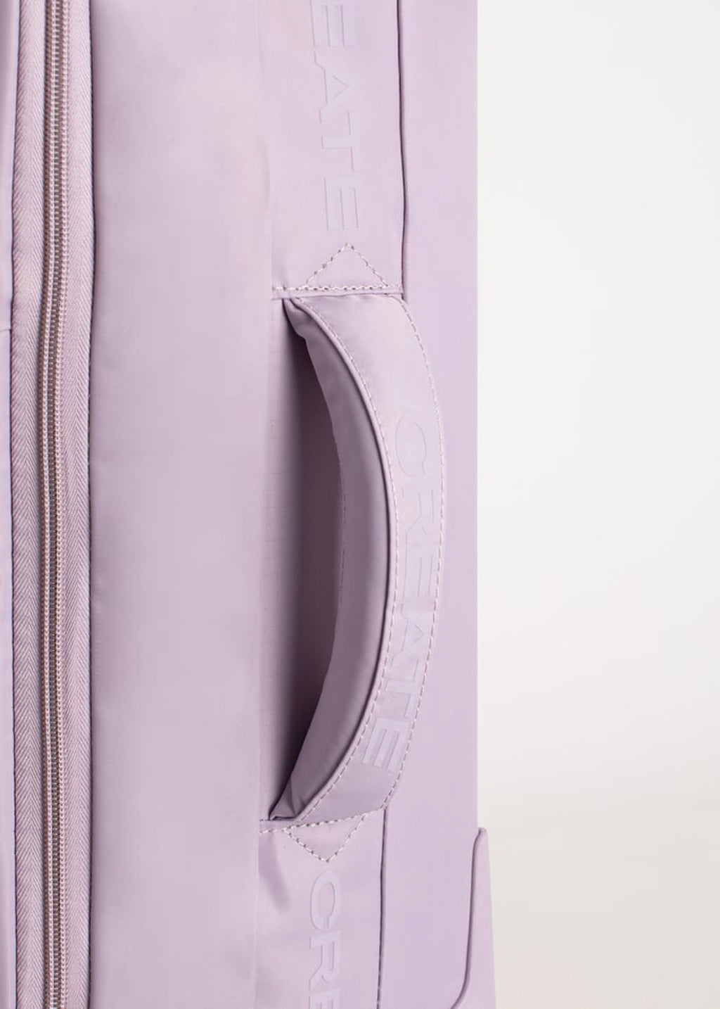 Luggage Studio Soft - Soft Polyester Suitcase with TSA Lock and Multidirectional Wheels - Lavender