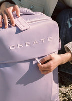 Luggage Studio Soft - Soft Polyester Suitcase with TSA Lock and Multidirectional Wheels - Lavender