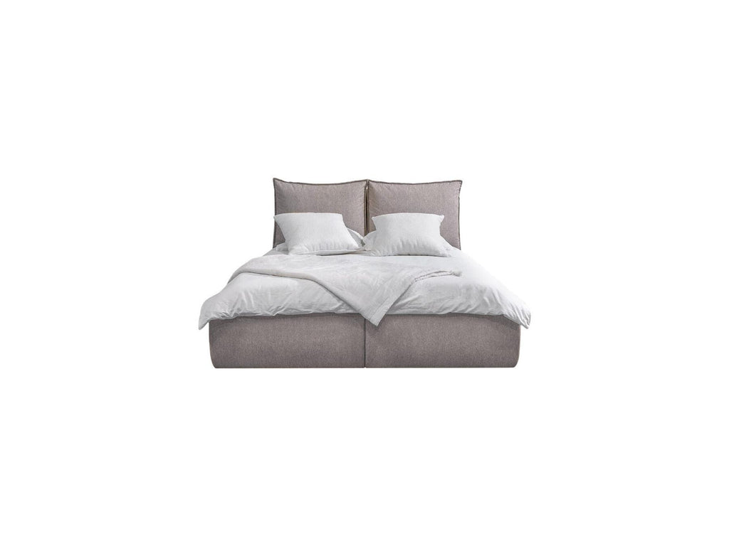 Garance - Ottoman Bed with Pillow-Effect Headboard