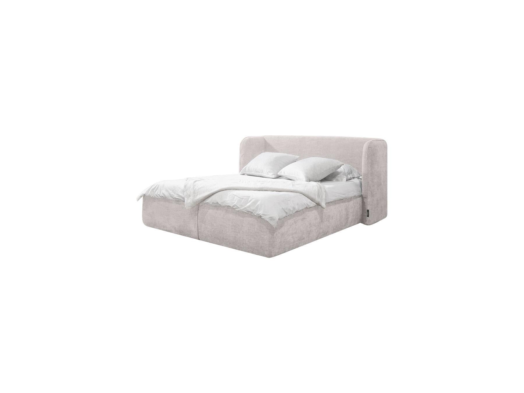 Louise - Cama con arcón con cabecero acolchado