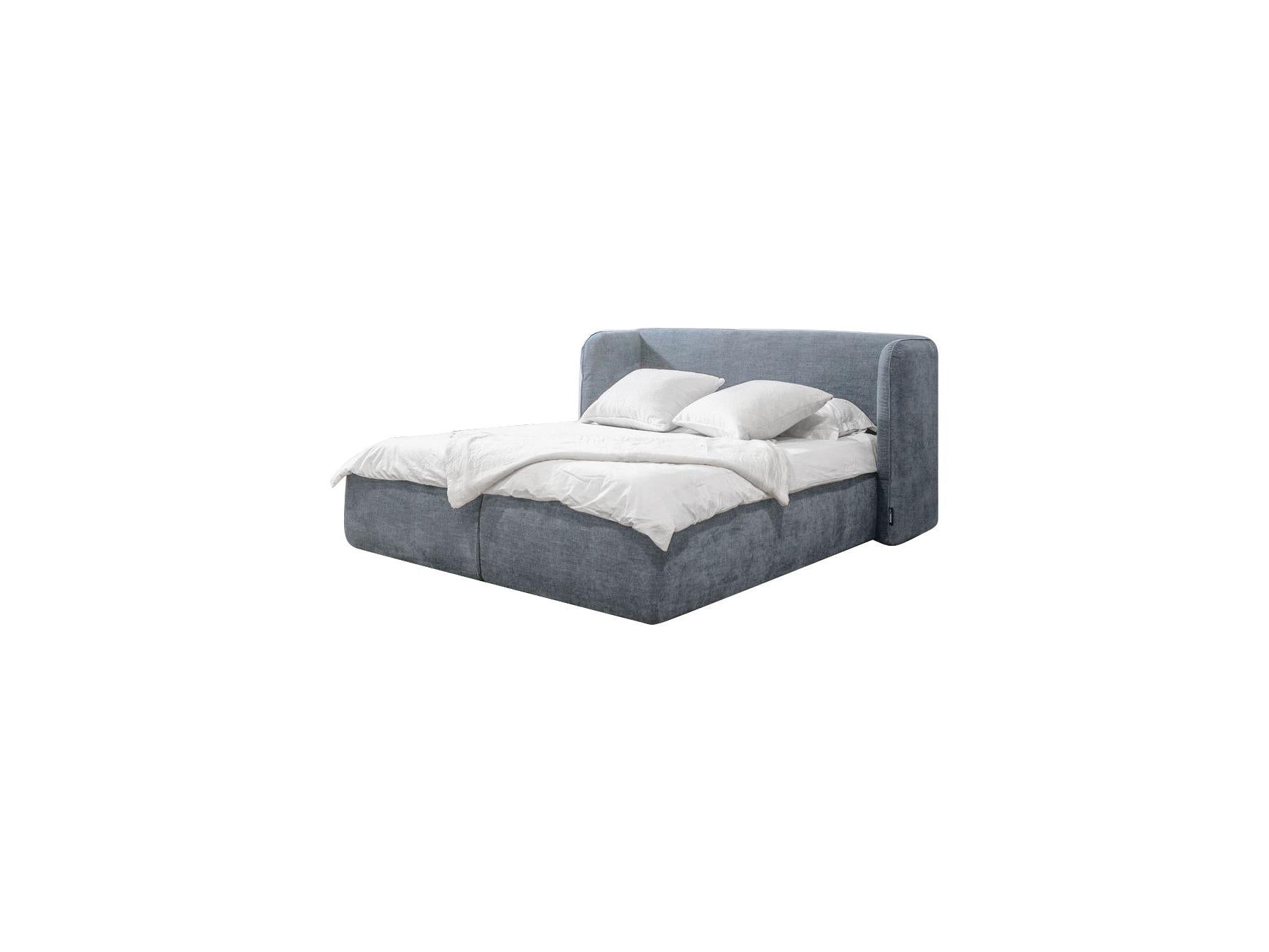Louise - Cama con arcón con cabecero acolchado