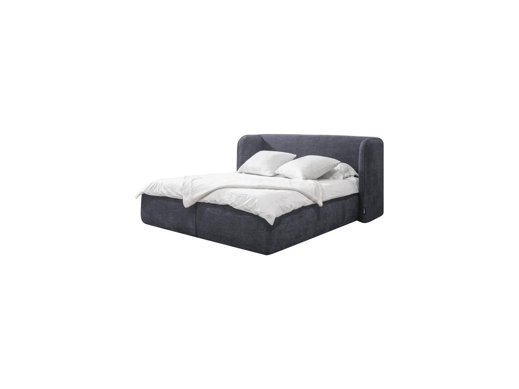 Louise - Cama con arcón con cabecero acolchado