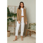 Chaqueta - Camel - Mujer