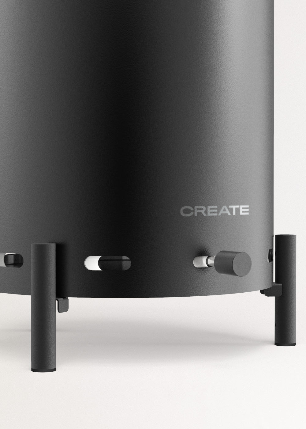 Brasero de Mesa para Exterior Compacto con Pellet Sin Humo de 1,5 Kw - Negro