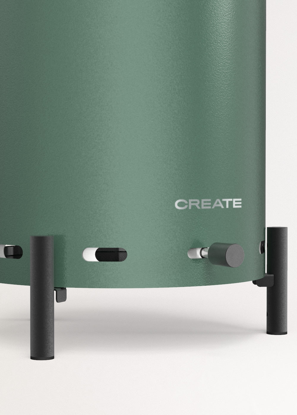 Fire Pit Compact - Brasero De Mesa 1,5 kW De Exterior De Pellets Sin Humo - Verde
