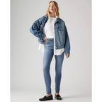 Jean Skinny Taille Haute Levi's 721 Bleu