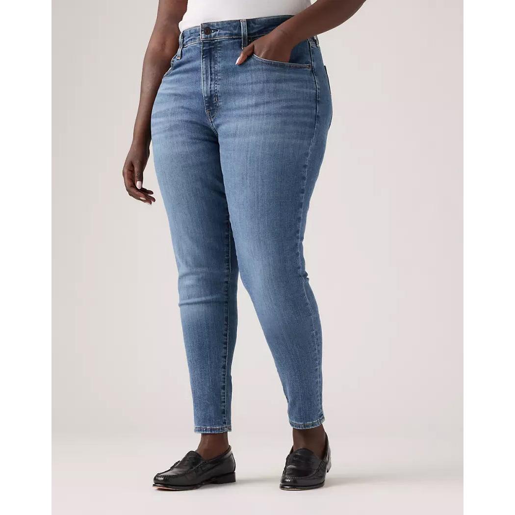 Jean Skinny Taille Haute Levi's 721 Bleu