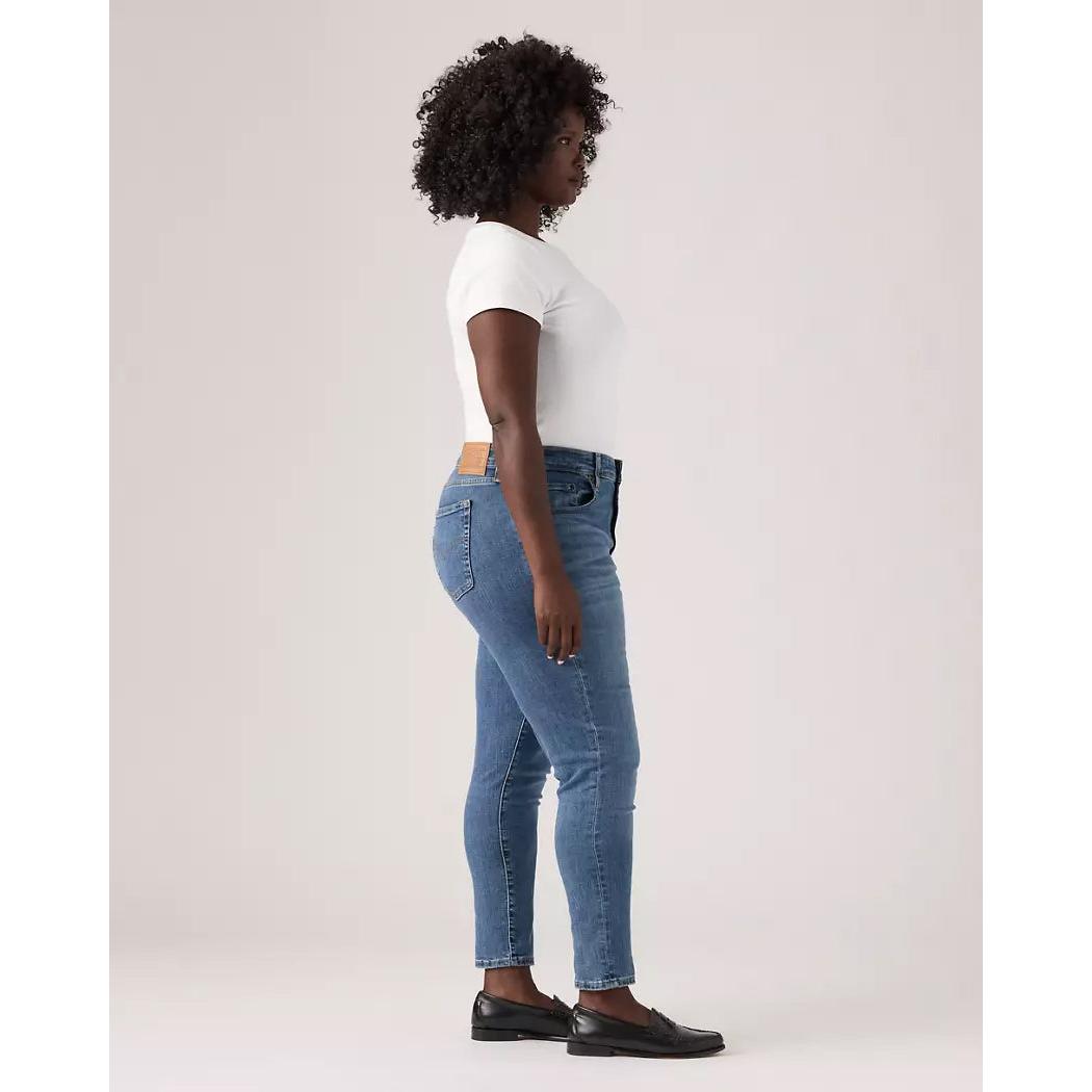 Jean Skinny Taille Haute Levi's 721 Bleu