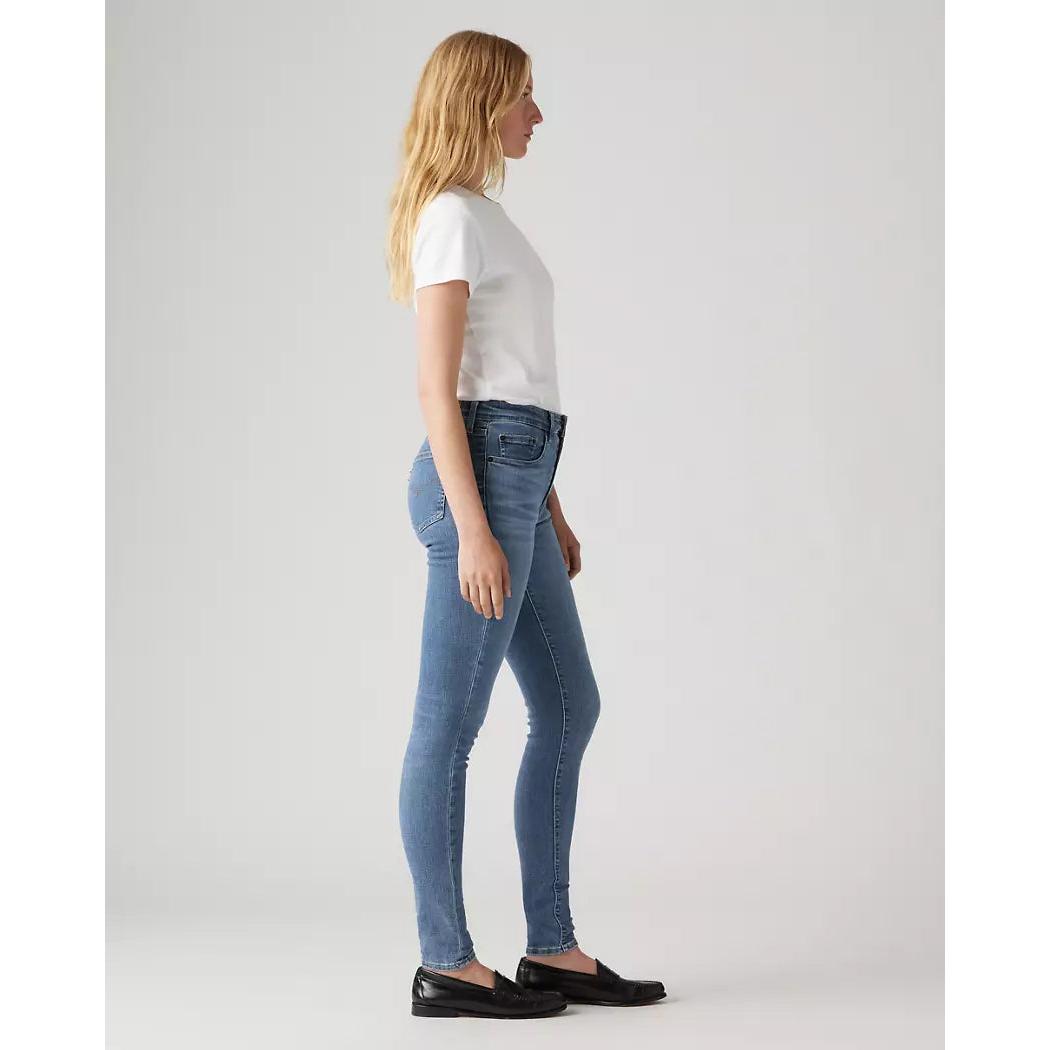 Jean Skinny Taille Haute Levi's 721 Bleu