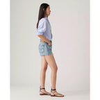 Pantalón Corto Vaquero De Tiro Alto Levi's 501 Azul