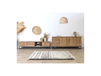 Bergerac - Conjunto con aparador de 190 cm + mueble de TV de 200 cm de madera maciza de mango