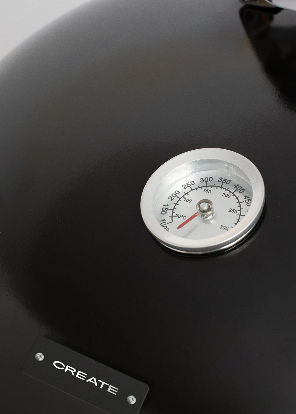 BBQ Smokey Kettle - Charcoal Smoker Barbecue With Ember Collector - Black