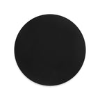Purecotton - Set De Table Rond - Pvc - Noir