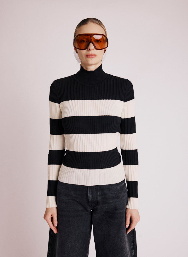 Pull Chaussette - Rayures