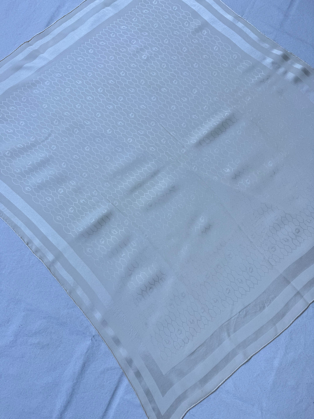 Vintage Christian Dior Scarf – Tone-on-Tone Monogram