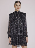 Matelasse Plastron Shirt - Losali Print