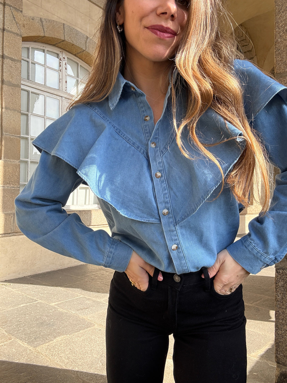 Blusa vaquera Agathe