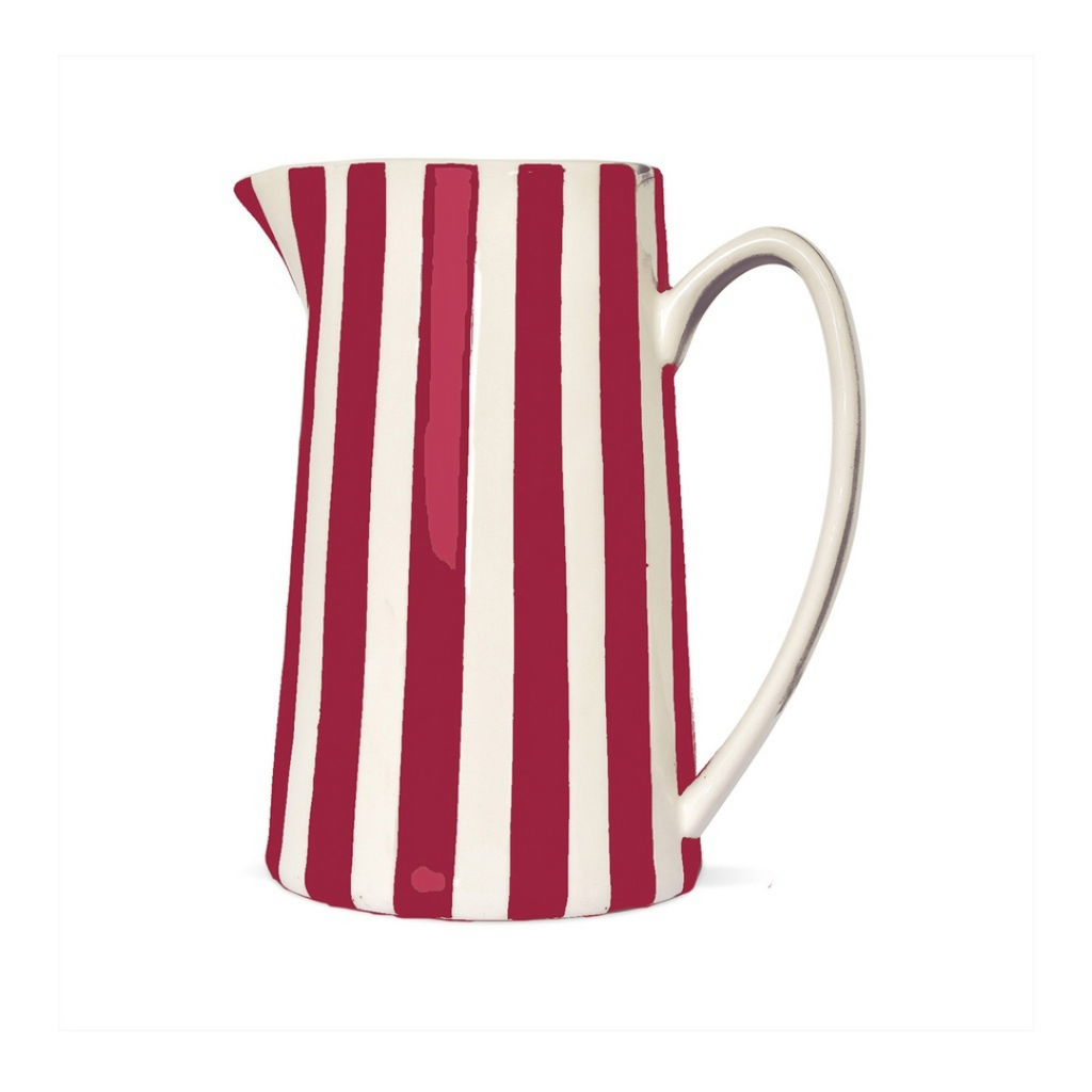Lilac Striped Carafe