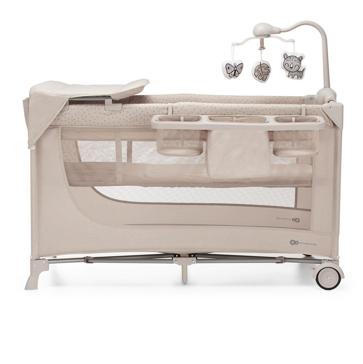 Lettino Da Viaggio 3In1 Joy 2 Con Accessori Beige