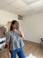 Blusa con lazo Faustine
