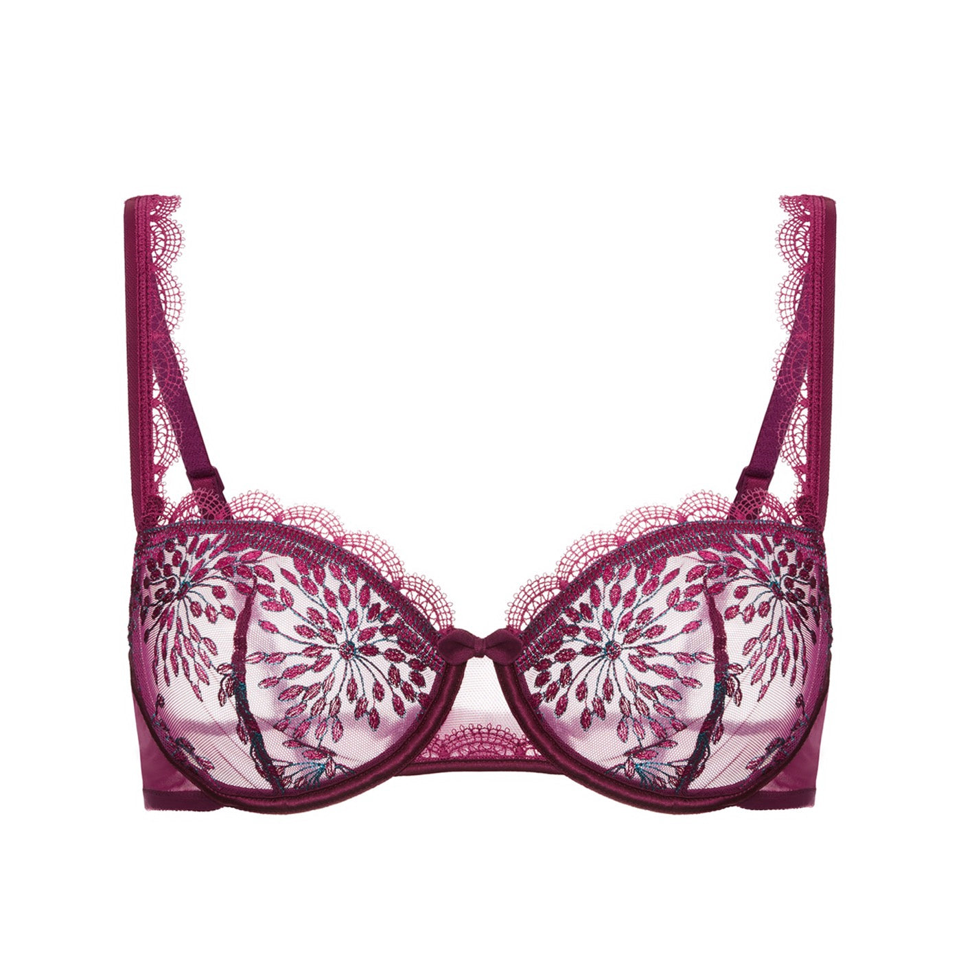 Singulière Half-Cup Bra - Syrah