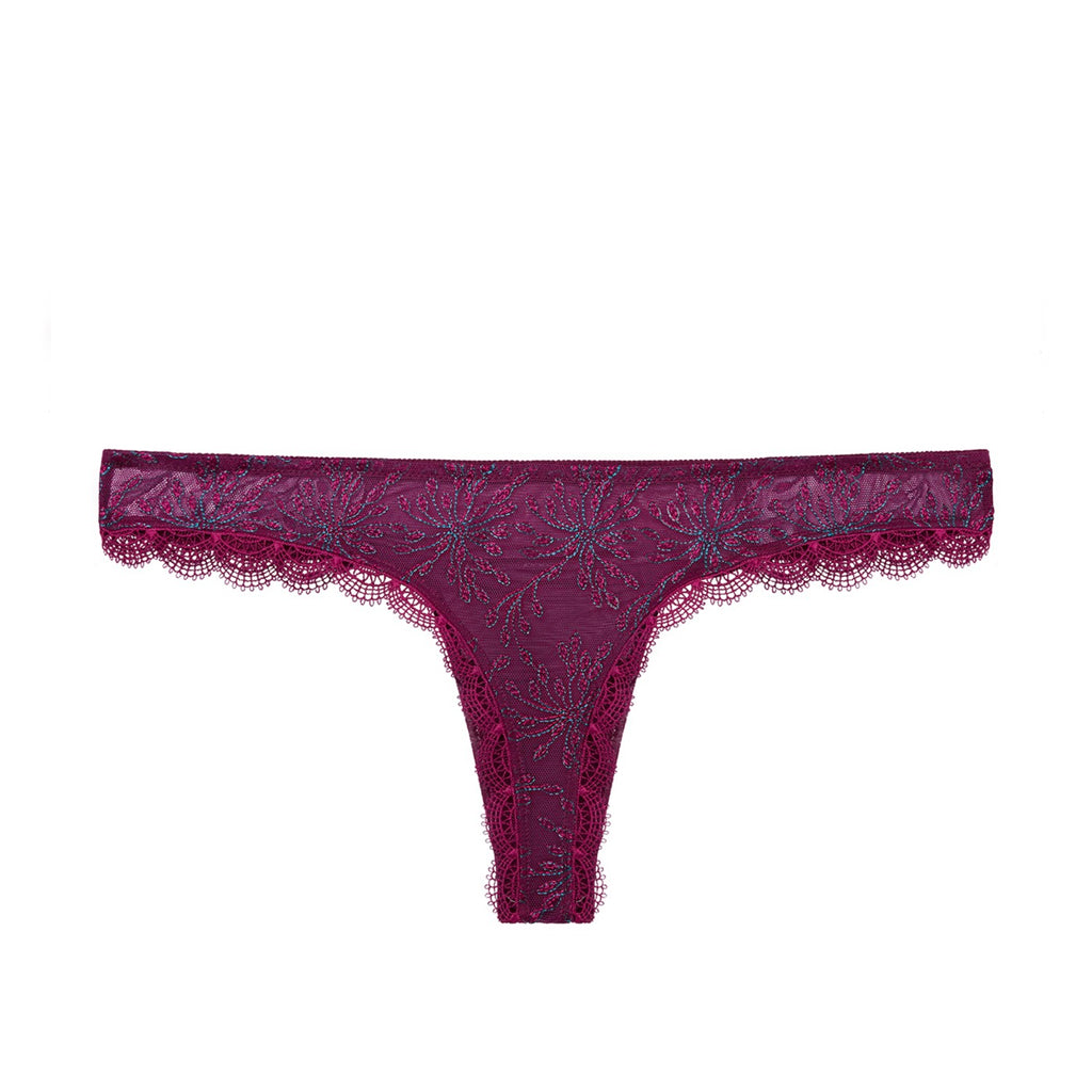 Tanga Singulière Brique - Rouge