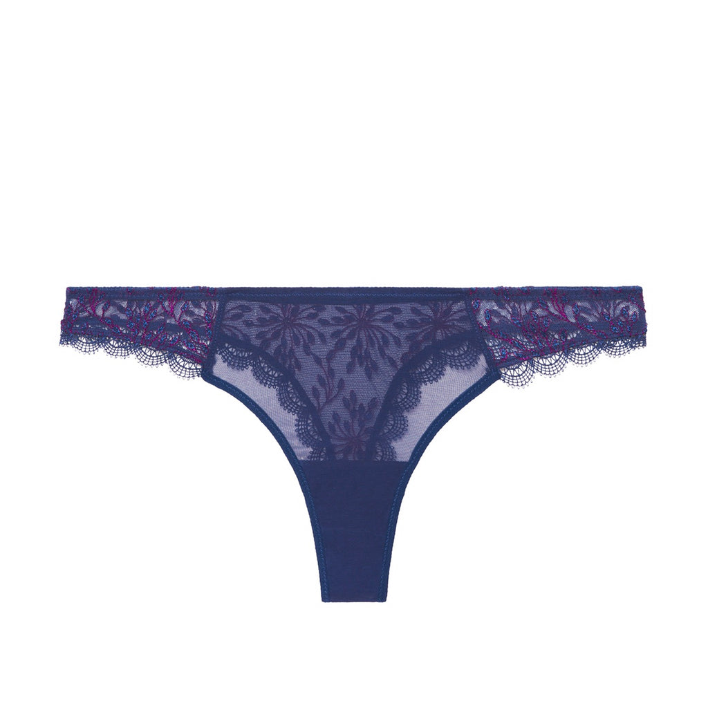 Tanga Singulière Brique - Bleu
