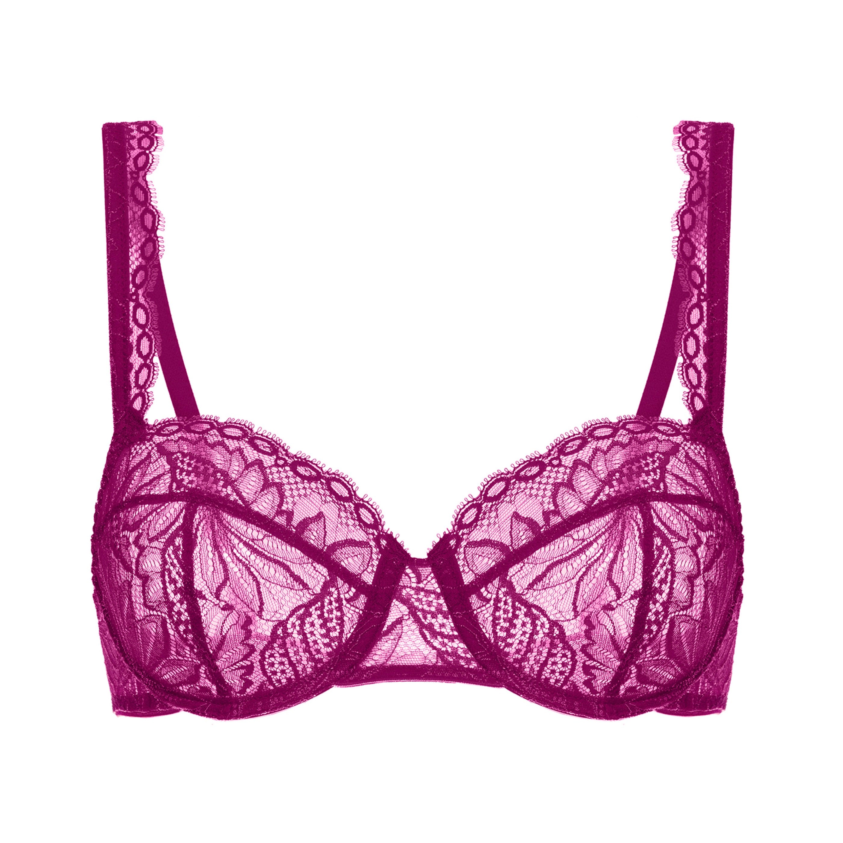 Soutien-Gorge Corbeille Exotica - Framboise