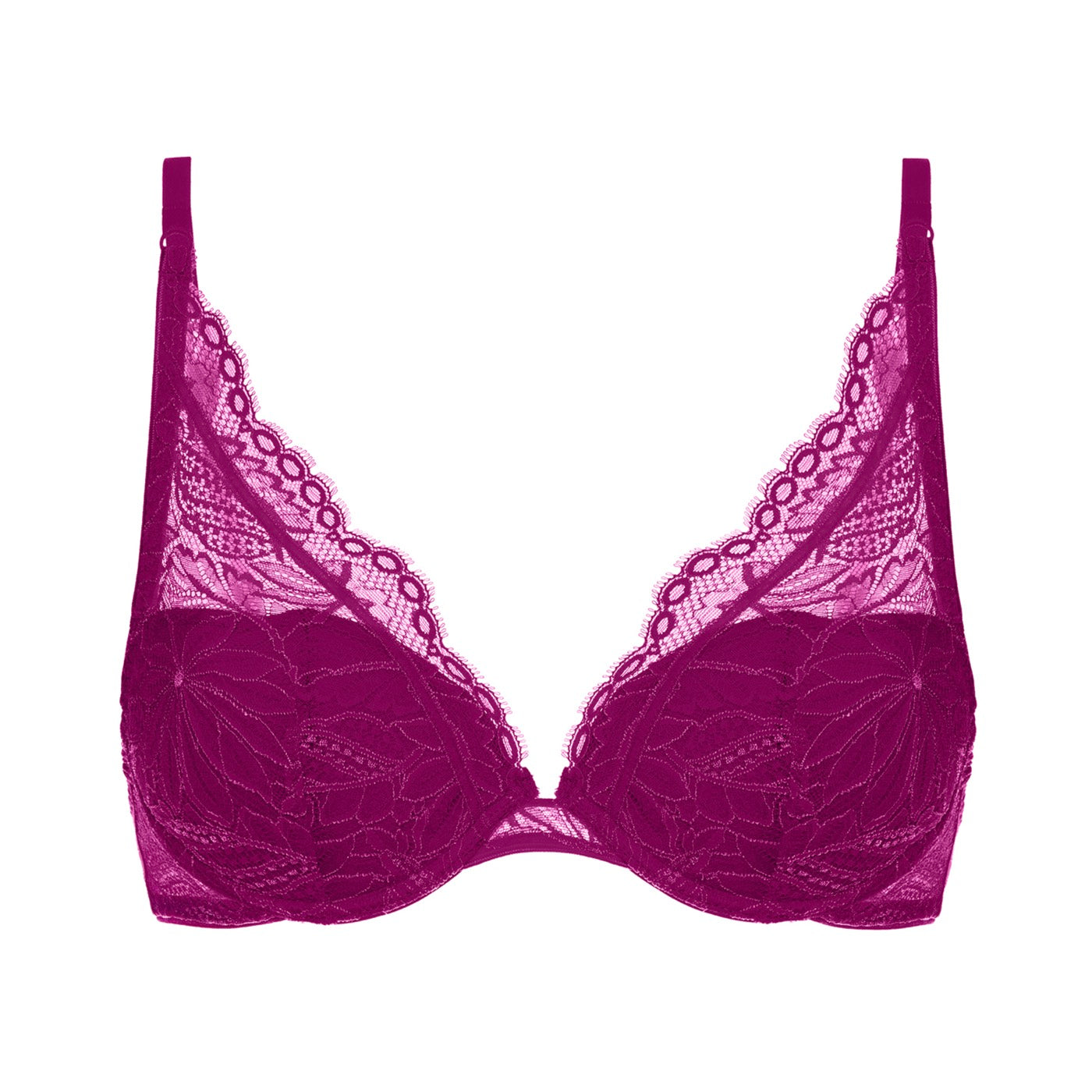 Soutien-Gorge Push-Up Triangle Exotica - Framboise