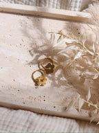 Pendientes Flor Dorada