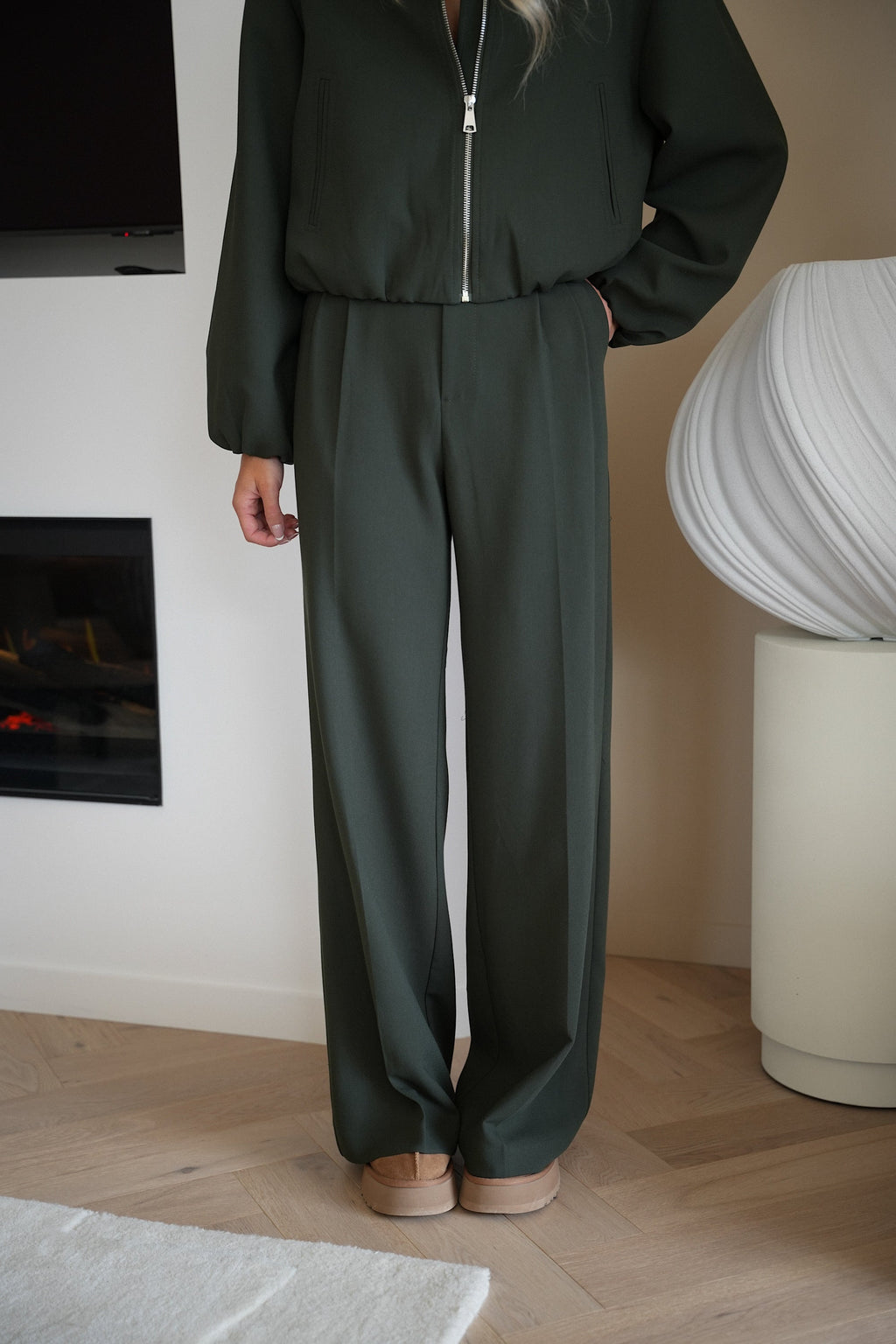 Pantalon Droit Armand - Vert