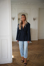 Blazer Cintré Chelsy - Marine
