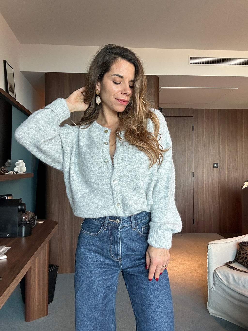 Light Gray Charlie Cardigan