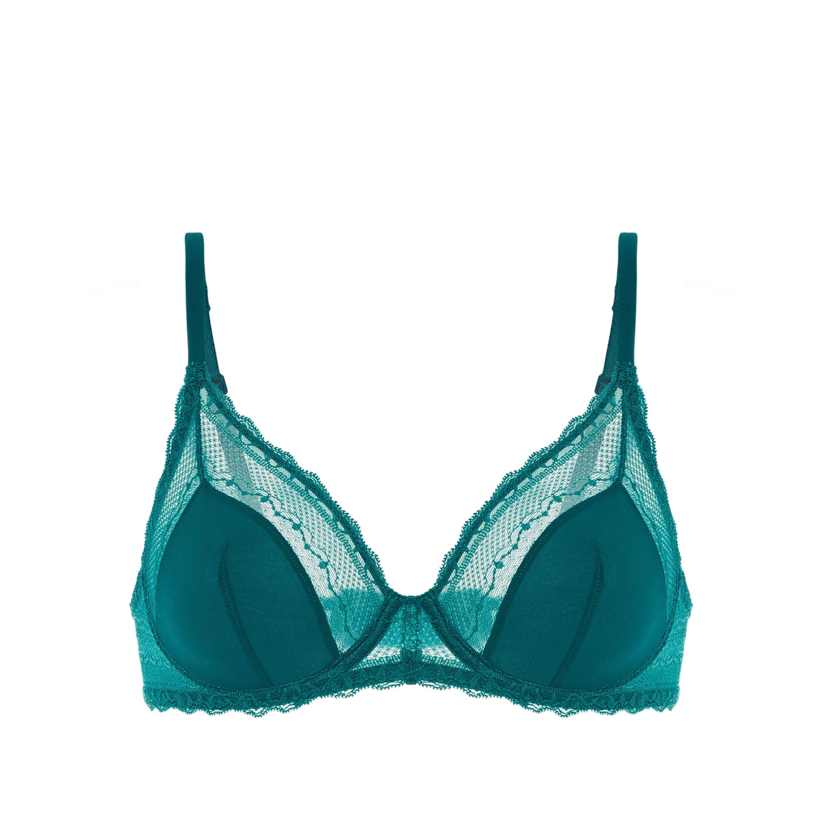 Soutien-Gorge Armatures Padding Maintien Destinee - Bleu Pavo