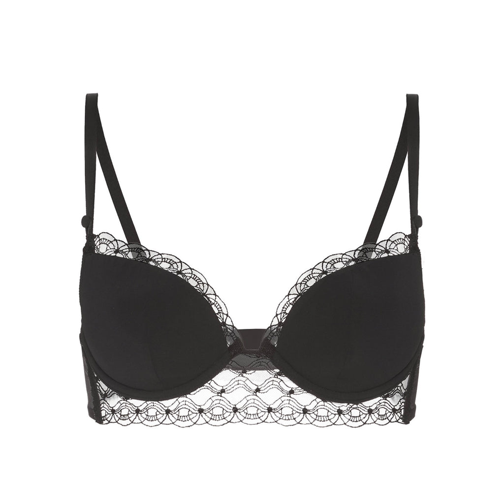 Soutien-Gorge Push-Up Rose - Noir Et Rose