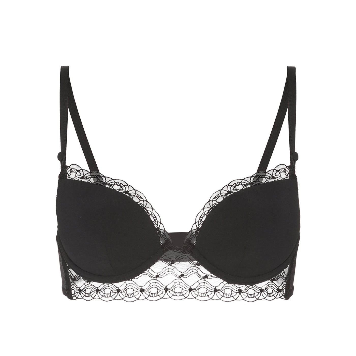 Soutien-Gorge Push-Up Rose - Noir Et Rose