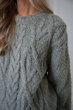 Pull Torsadé Santana - Kaki Clair