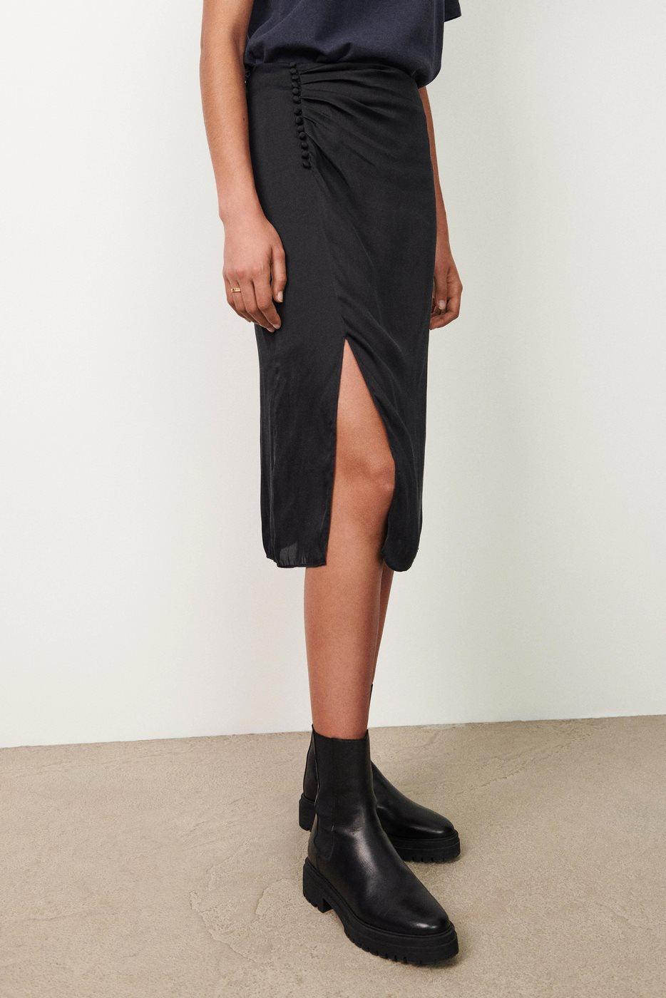 Falda Matthews - Negro - Mujer