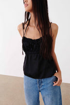 Top Yael - Noir - Femme