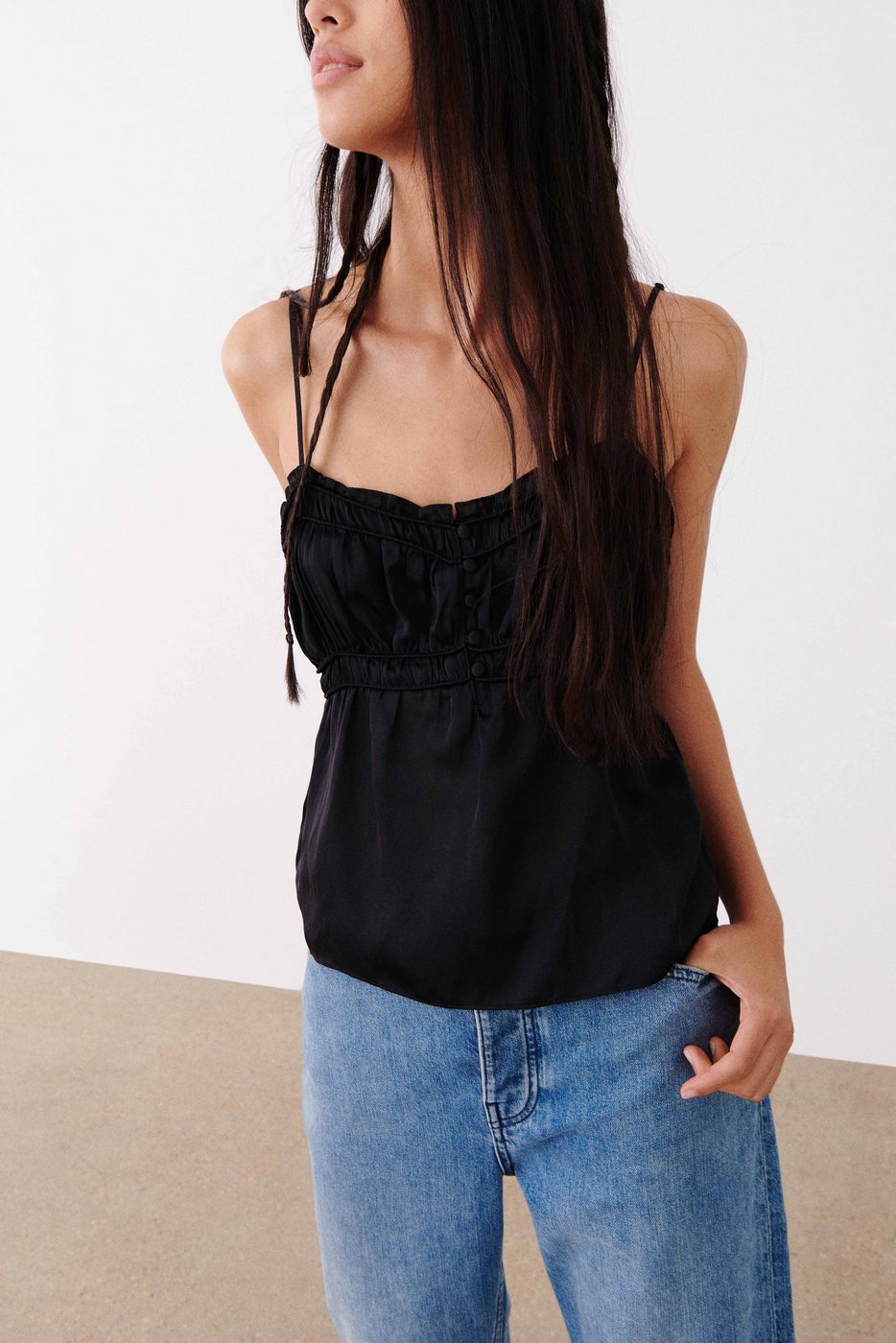 Top Yael - Noir - Femme