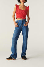 Top Yoki - Rouge - Femme
