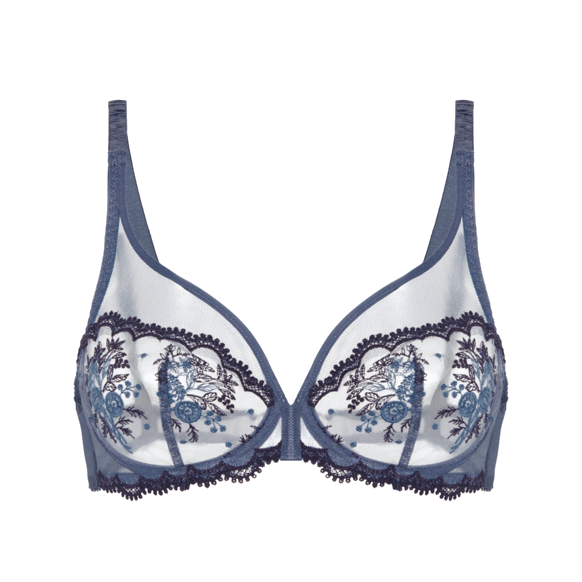 Intrigue Bras - Ash Blue