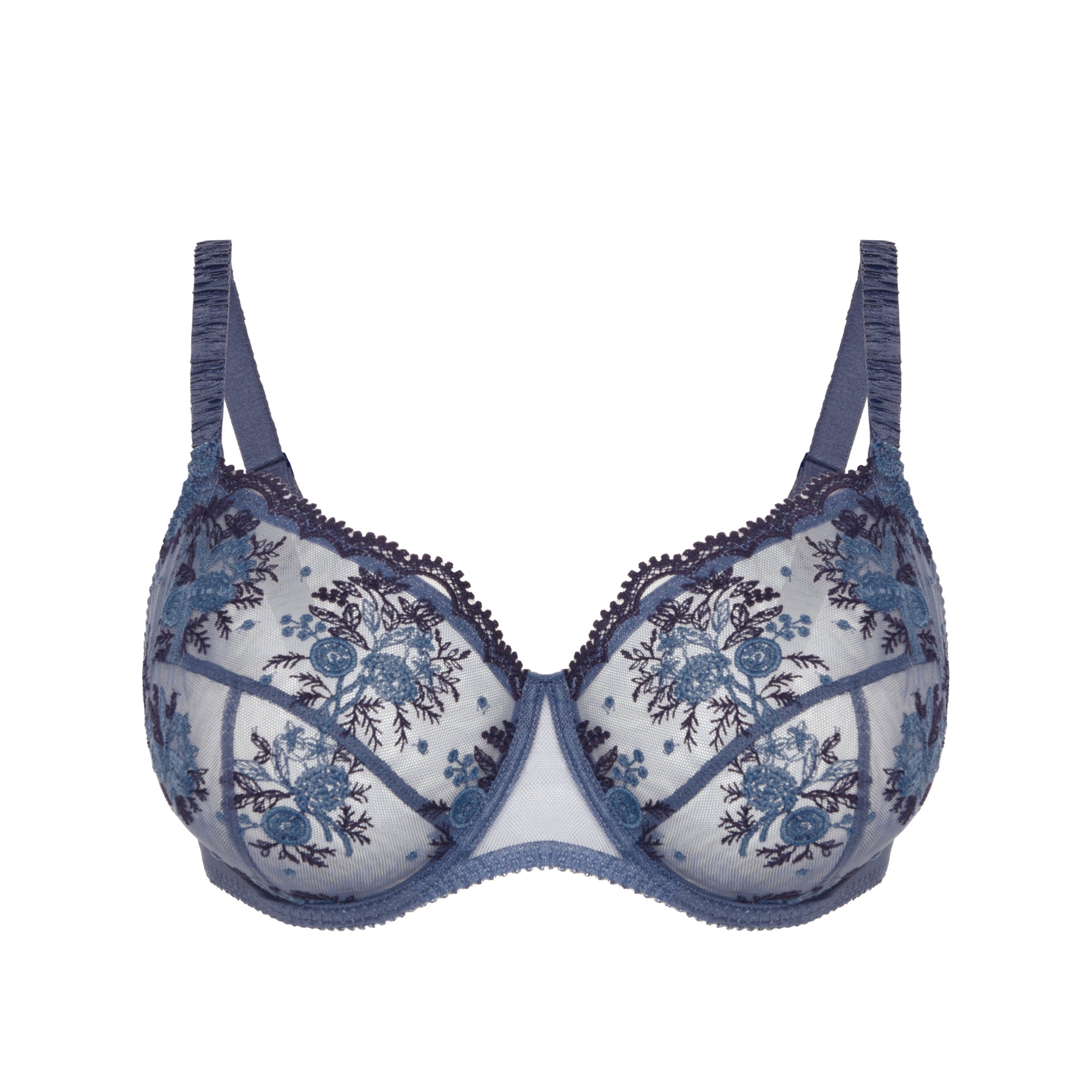 Soutiens-Gorge Intrigue Bleu Cendre