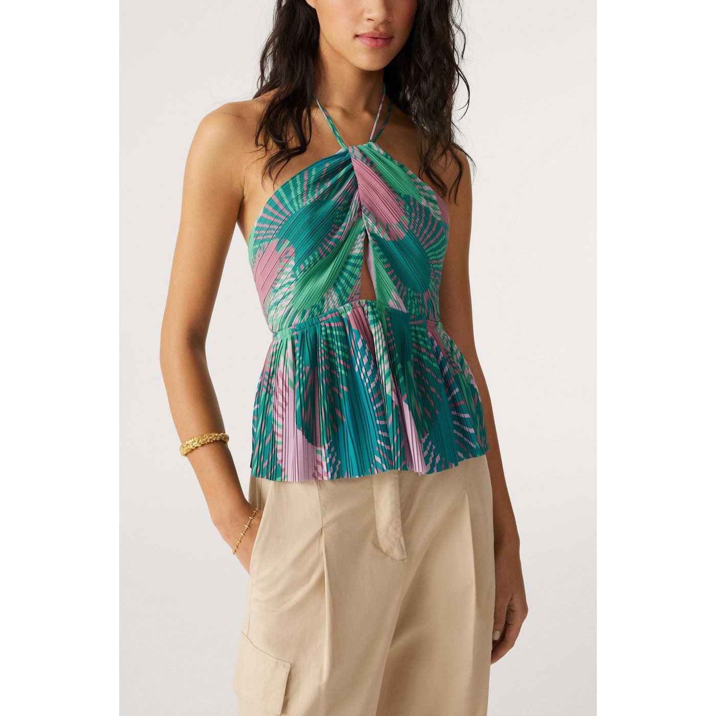 Top Nellie - Verde - Mujer