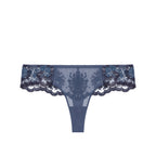 Tanga Intrigue - Bleu Cendre