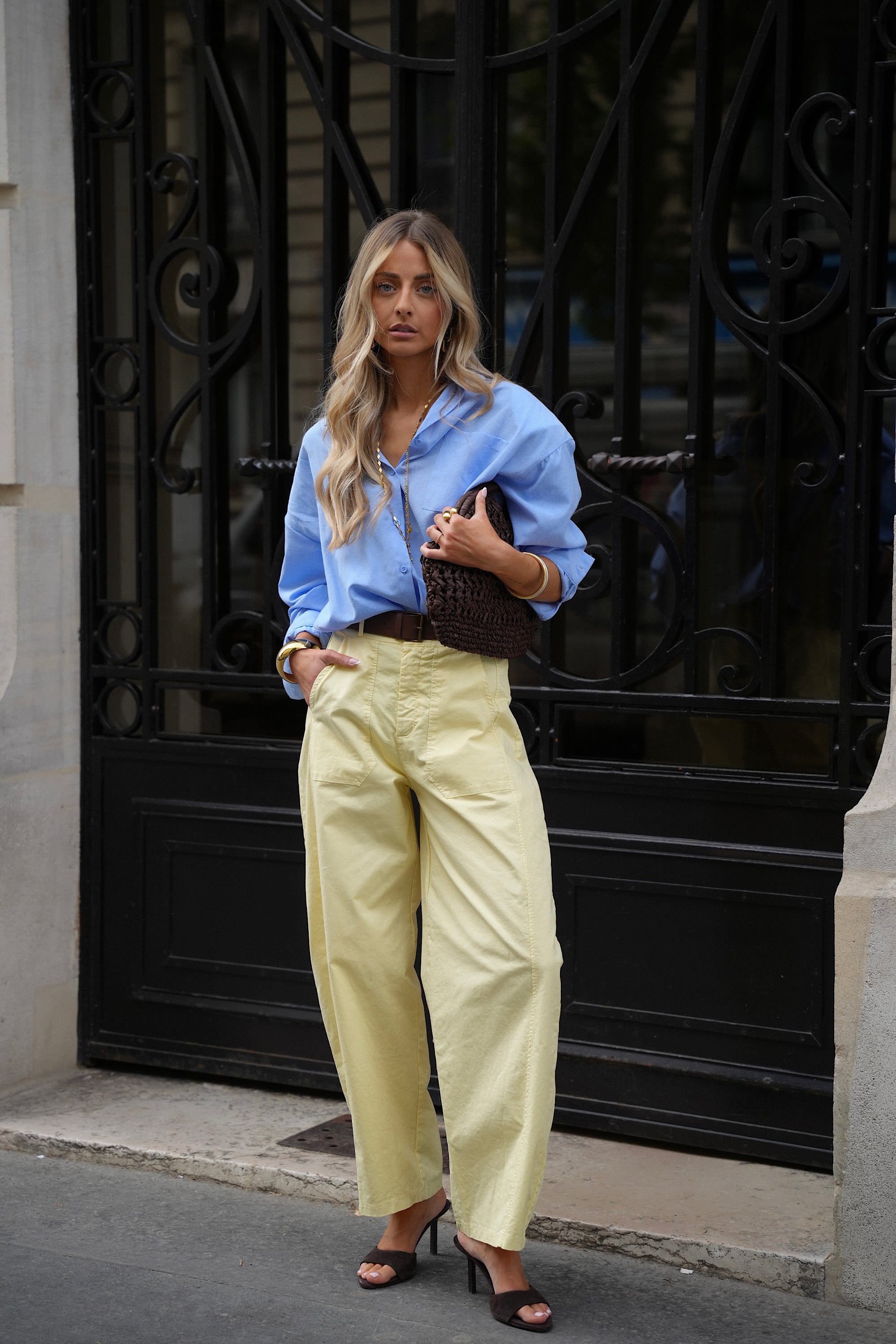 Pantalones Jay Balloon - Amarillo