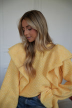 Pull Volanté Cintia - Jaune