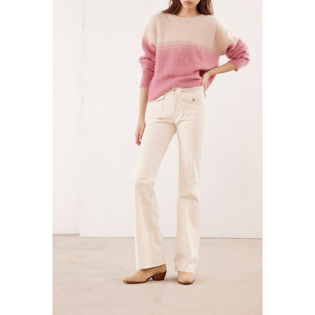 Nano Bootcut Jeans - Ecru