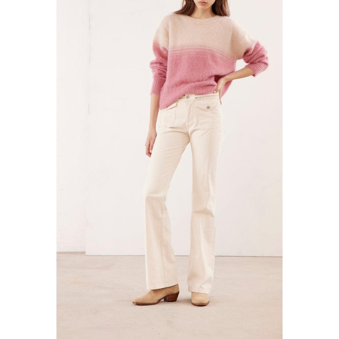 Nano Bootcut Jeans - Ecru