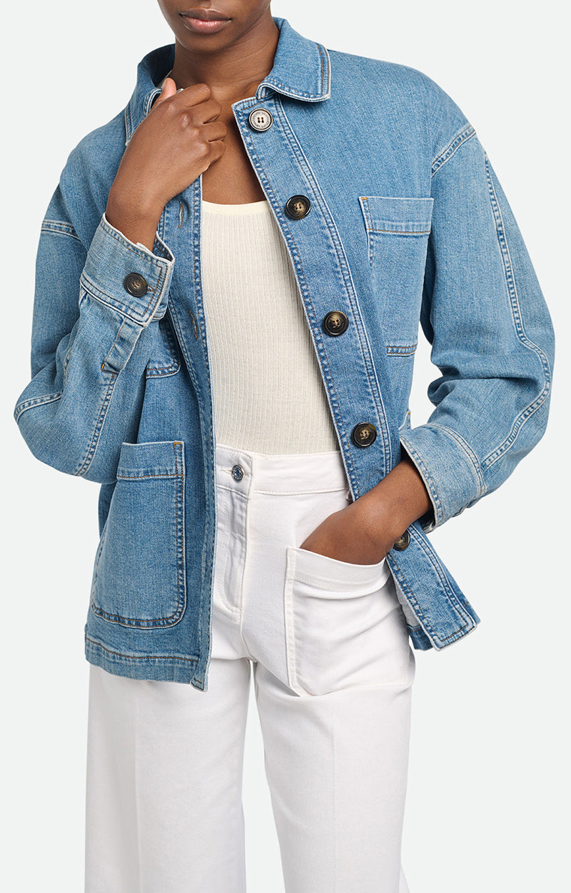 Vanessa Bruno - Blouson Neli - Indigo Clair